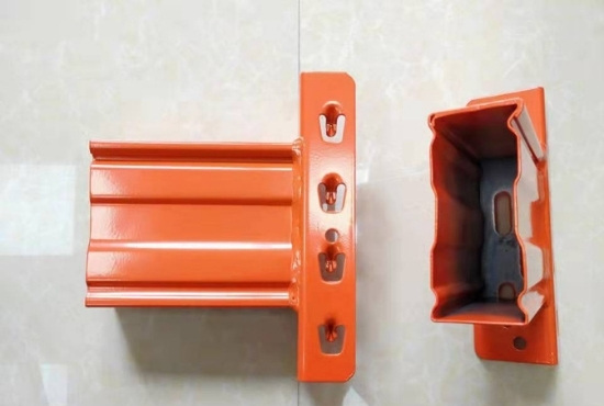Muestra de caja con viga de empuje