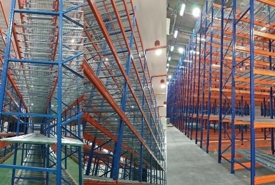 Estanterías de almacenamiento industriales aplicadas a la industria alimentaria