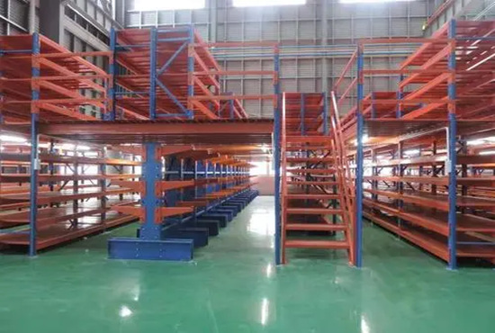 Entrepiso de almacén aplicado en la fabricación de prendas de vestir