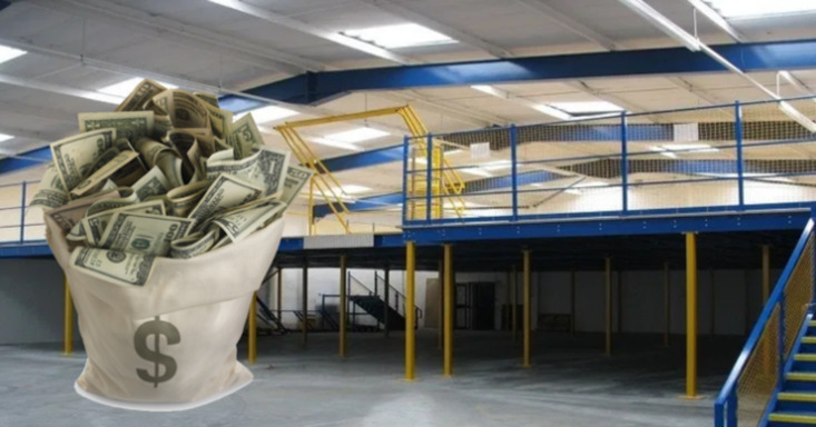 Costo de un entrepiso de almacén