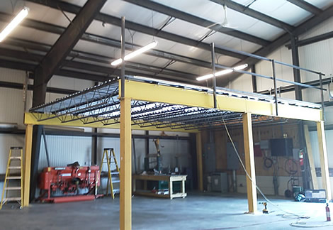 Entrepiso de almacén usado