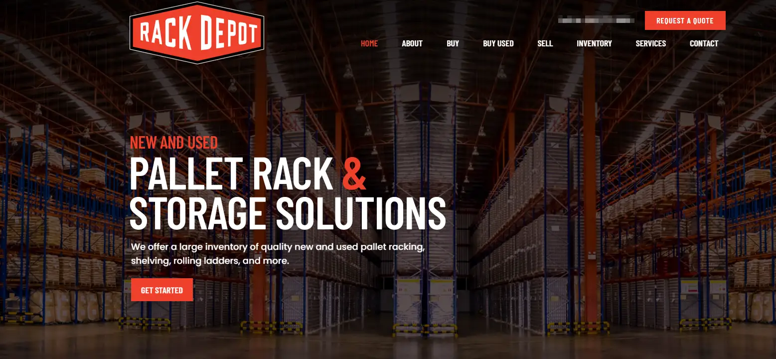18. Dépôt de racks